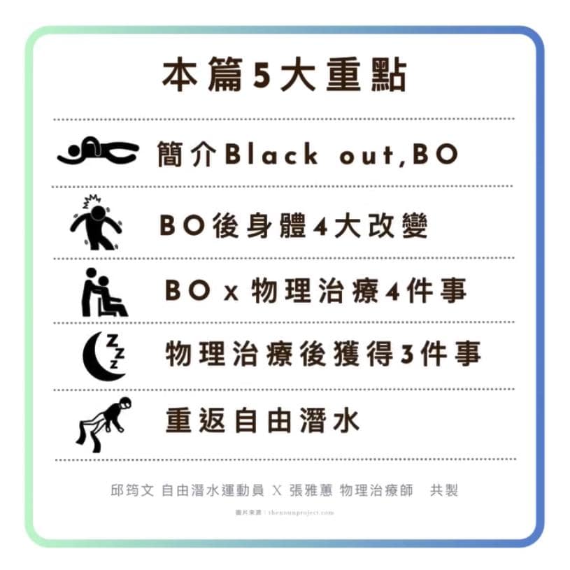 關於物理治療如何降低運動員BO風險 ( Black out x 物理治療 ) Black Out 後物理治療師如何幫助運動員康復